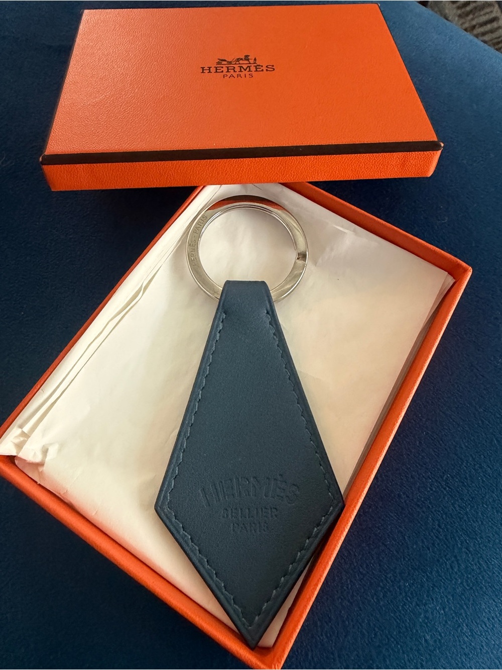 Hermes Porte Cles Tab Key Ring